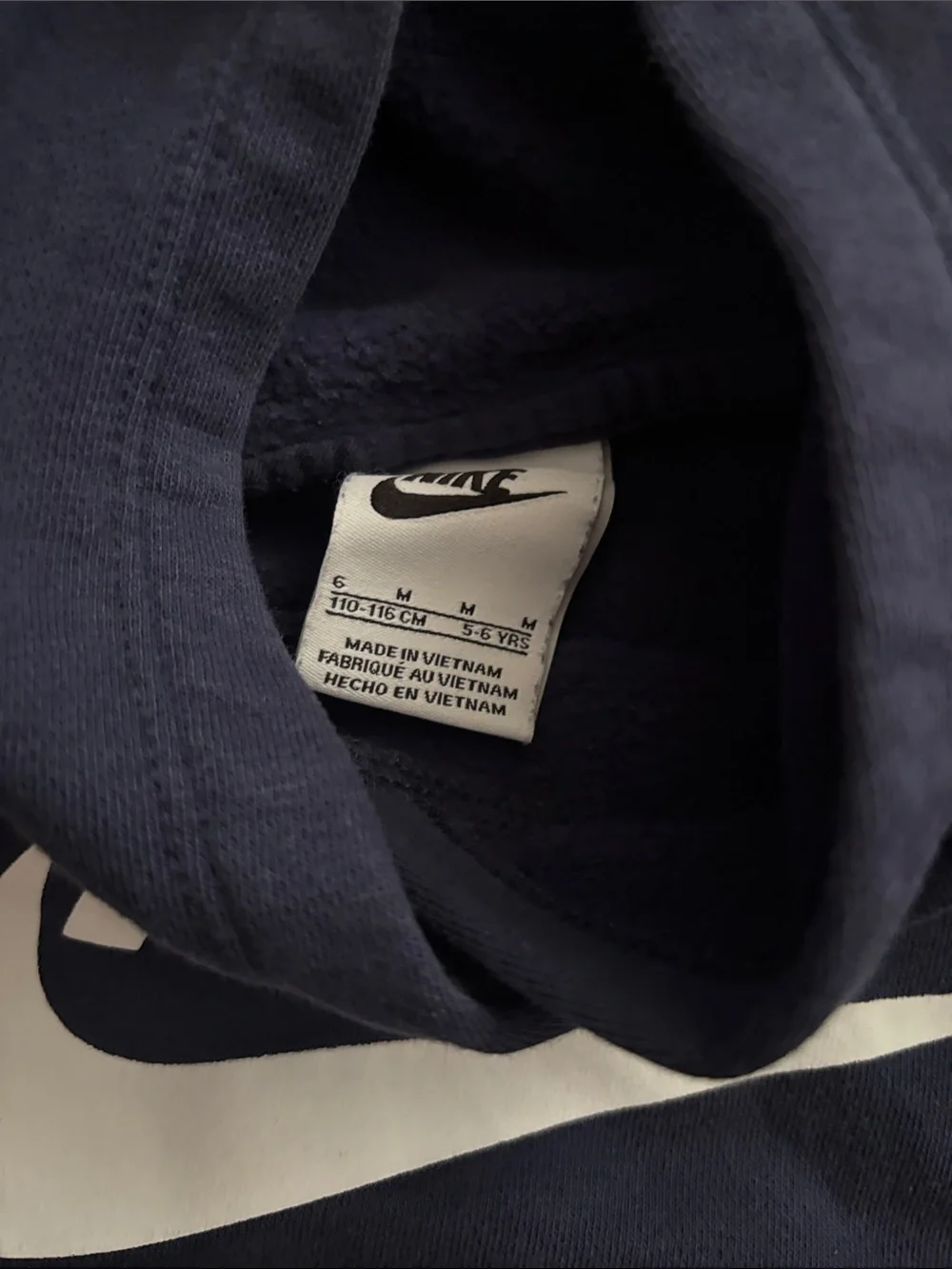 Nike Navy & White Kids Hoodie and Joggers Set - Picture 4 of 5
